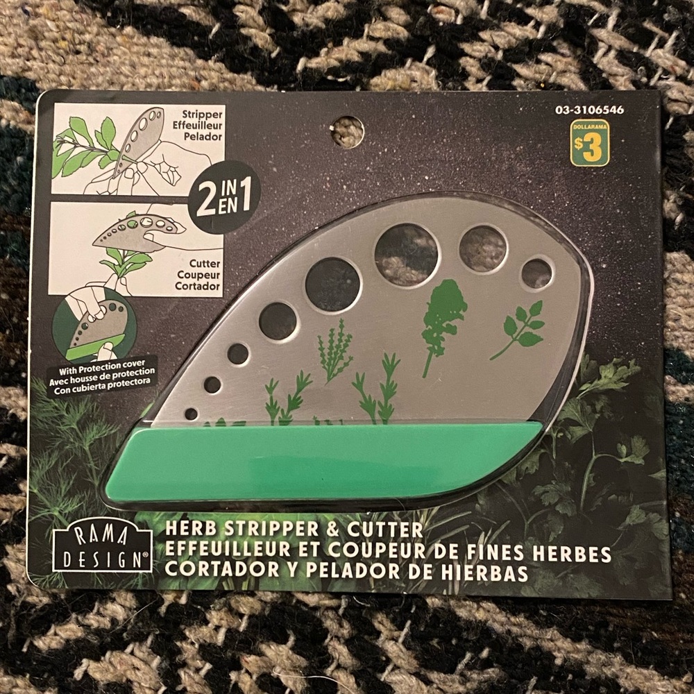 $3 or FREE w purchase herb stripper